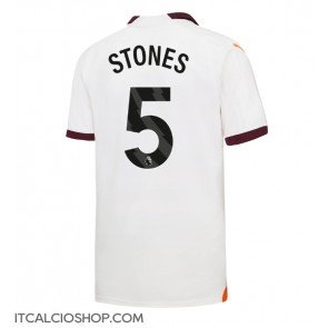 Manchester City John Stones #5 Seconda Maglia 2023-24 Manica Corta